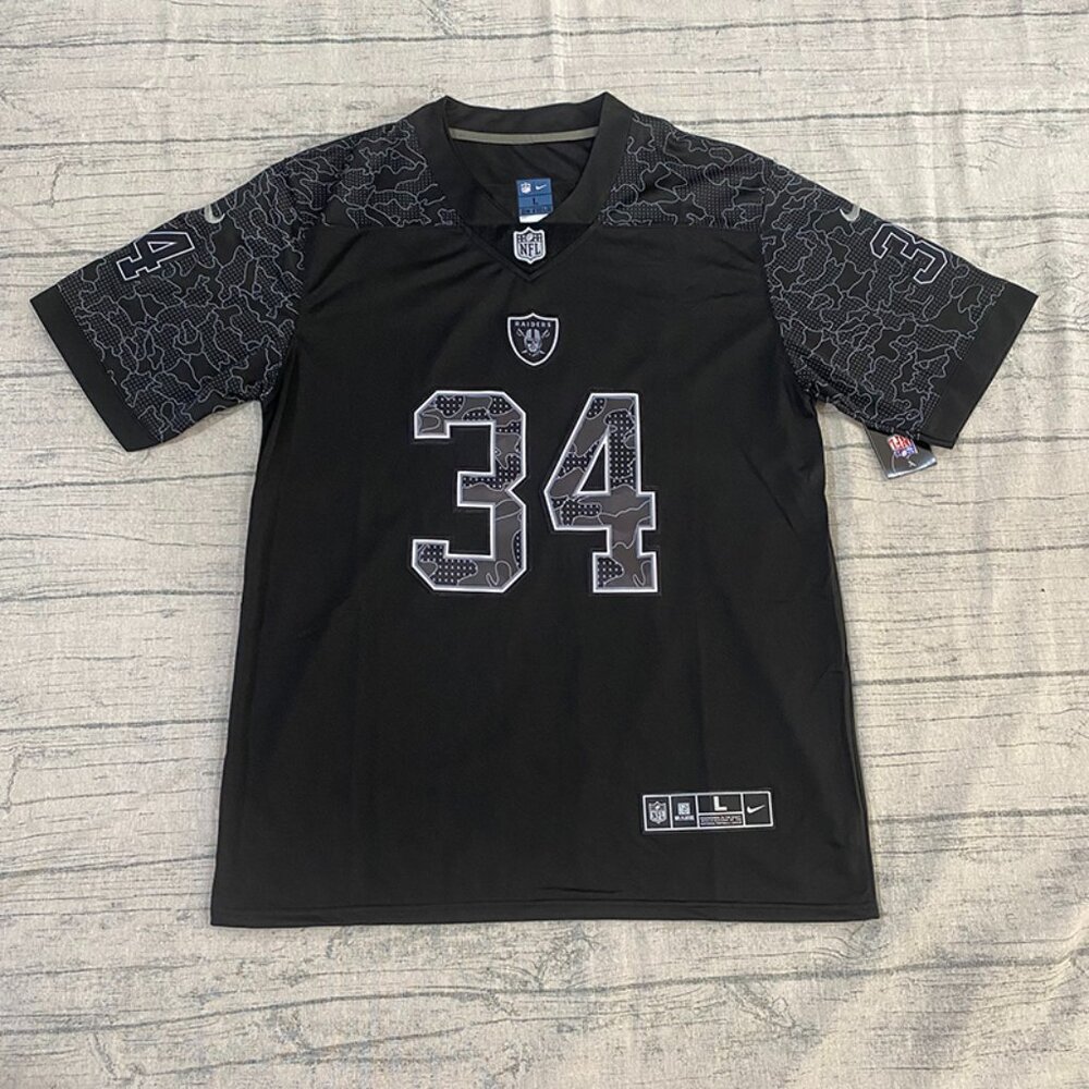 NFL #34 Las Vegas Raiders Bo Jackson Mitchell & Ness Black Jersey